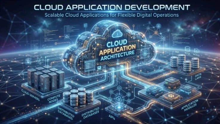 Cloud application architecture and distributed services visualization