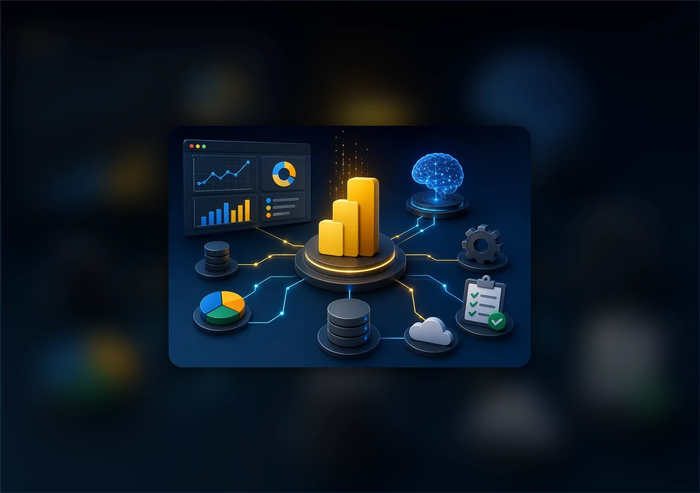 AI-driven predictive analytics and business insight visualization